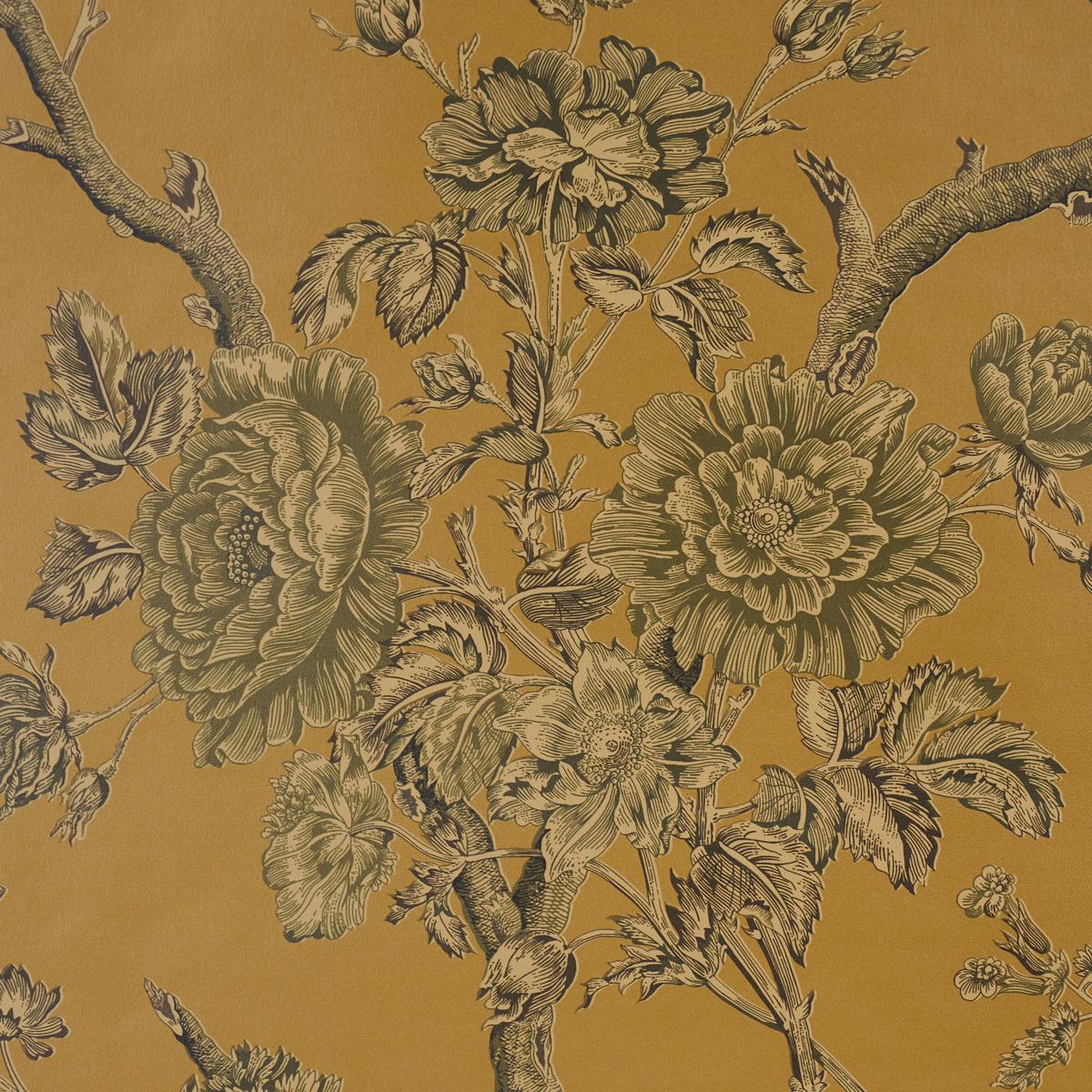 Schumacher Inverness Garden Document Wallpaper