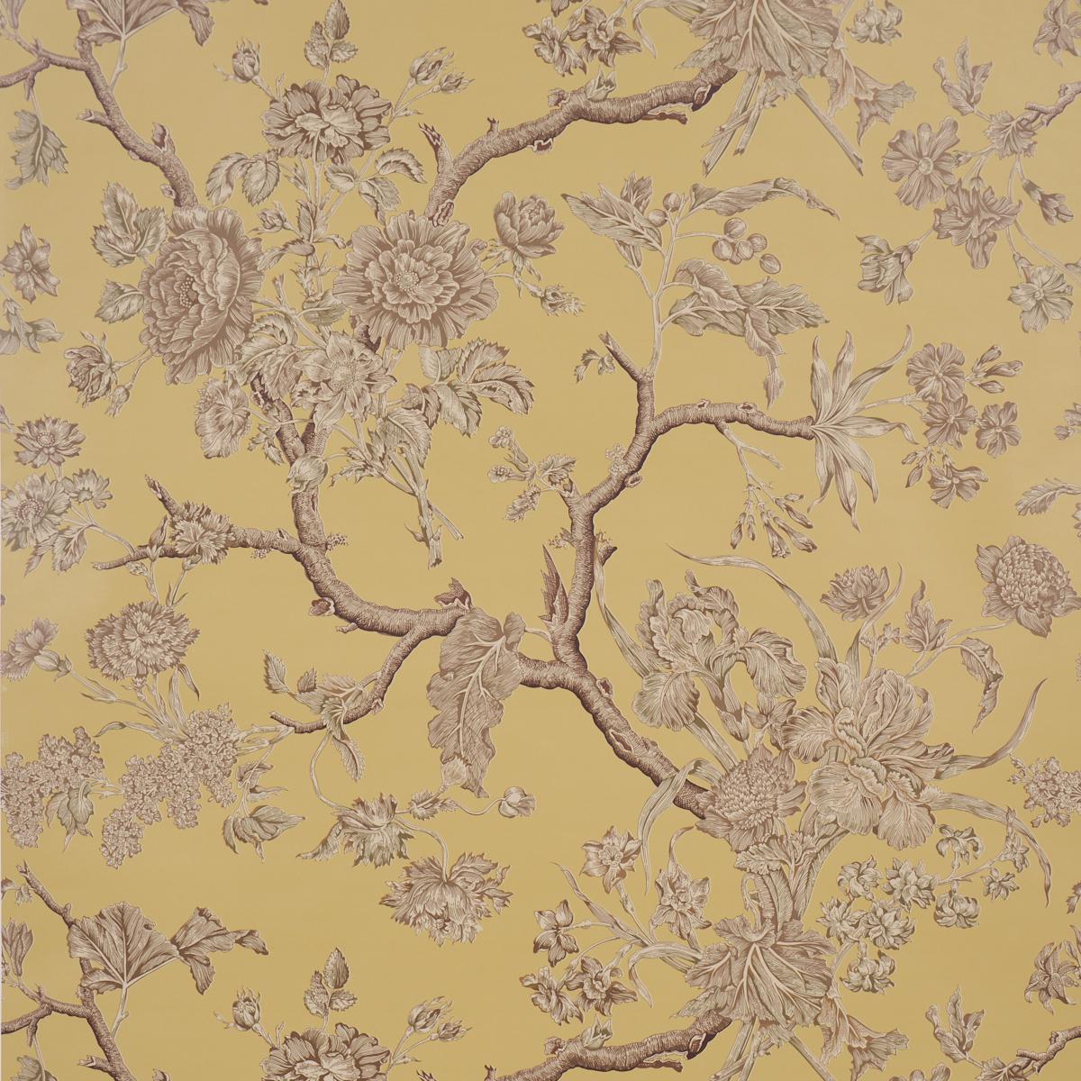 Schumacher Inverness Garden Buttercup Wallpaper