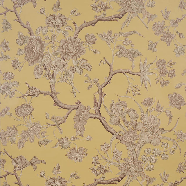 Schumacher Inverness Garden Buttercup Wallpaper
