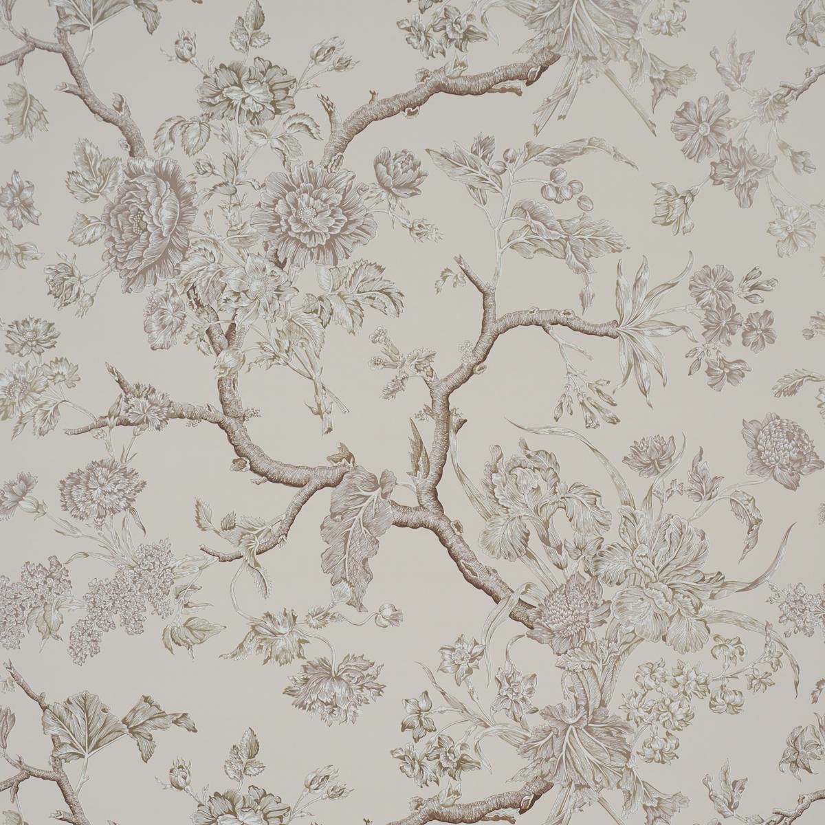 Schumacher Inverness Garden Ivory Wallpaper