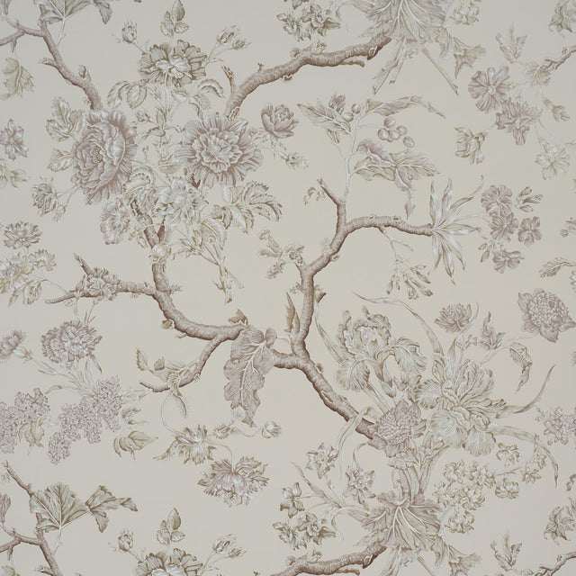 Schumacher Inverness Garden Ivory Wallpaper