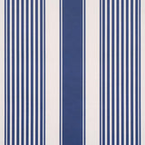 Schumacher Summerville Stripe Indigo Wallpaper