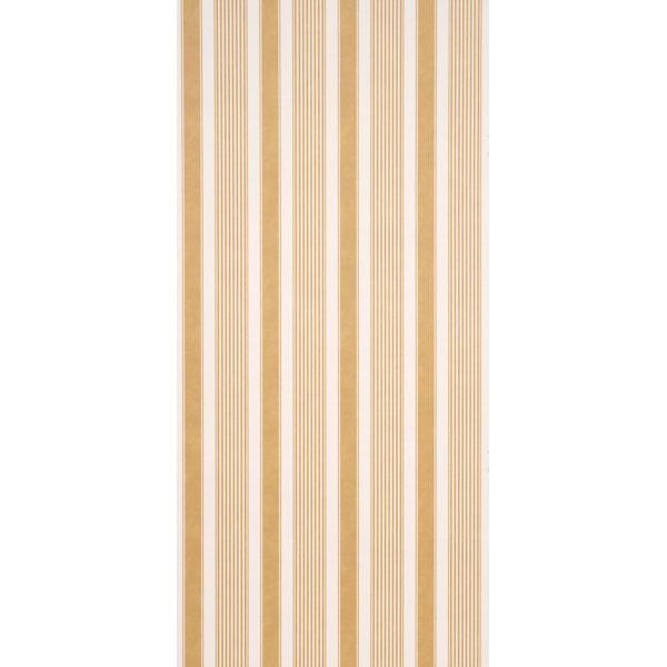 Schumacher Summerville Stripe Ochre Wallpaper