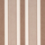 Schumacher Summerville Stripe Umber Wallpaper