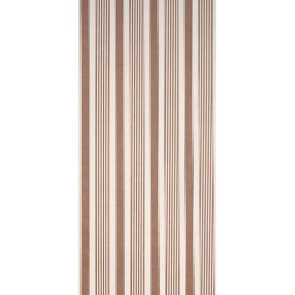 Schumacher Summerville Stripe Umber Wallpaper