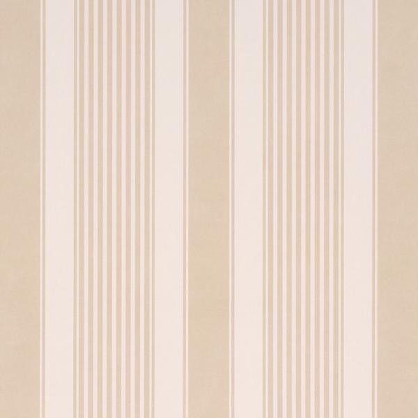 Schumacher Summerville Stripe Birch Wallpaper