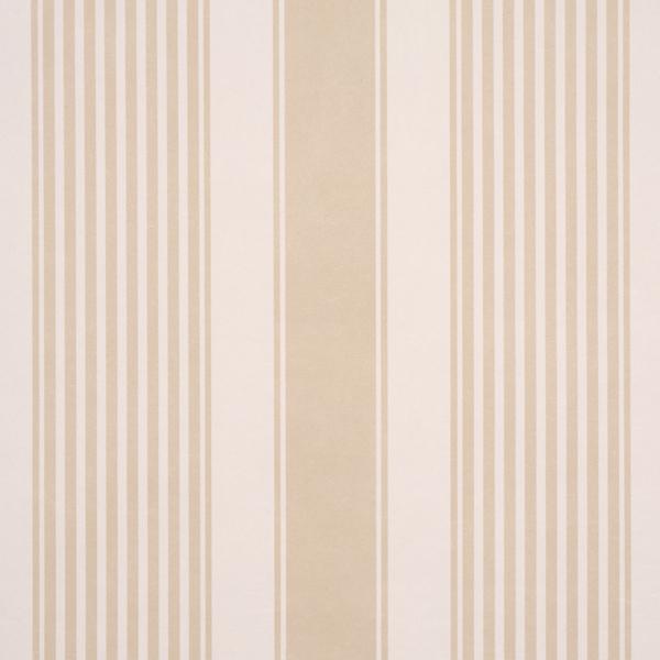 Schumacher Summerville Stripe Birch Wallpaper