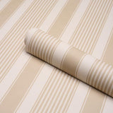 Schumacher Summerville Stripe Birch Wallpaper