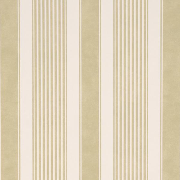 Schumacher Summerville Stripe Celery Wallpaper