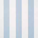 Schumacher Louise Stripe Blue Wallpaper