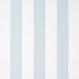 Schumacher Louise Stripe Ice Wallpaper