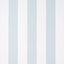 Schumacher Louise Stripe Ice Wallpaper