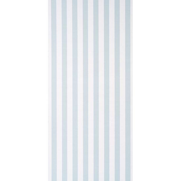 Schumacher Louise Stripe Ice Wallpaper