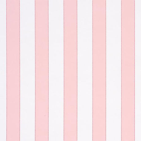 Schumacher Louise Stripe Rose Wallpaper