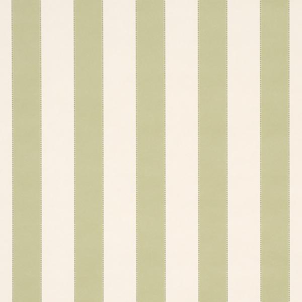 Schumacher Louise Stripe Leaf Wallpaper