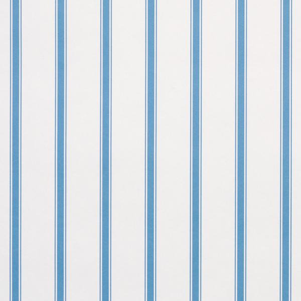 Schumacher Westerly Stripe Blue Wallpaper