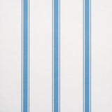 Schumacher Westerly Stripe Blue Wallpaper