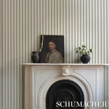 Schumacher Westerly Stripe Moss Wallpaper