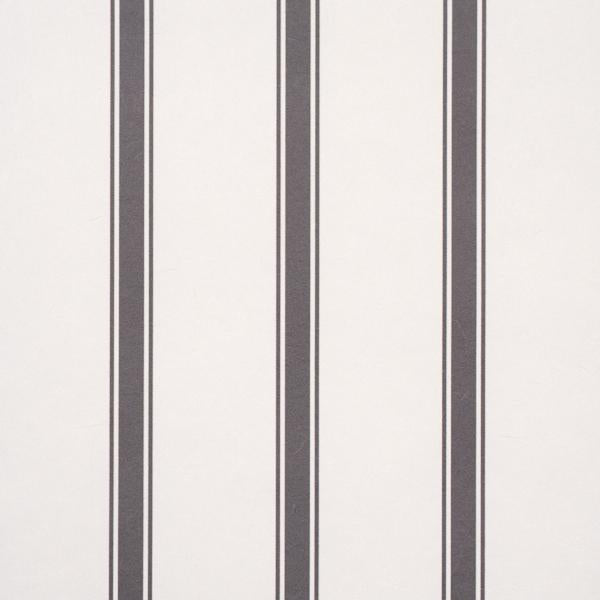 Schumacher Westerly Stripe Charcoal Wallpaper