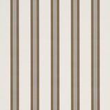 Schumacher Chatham Stripe Umber Wallpaper