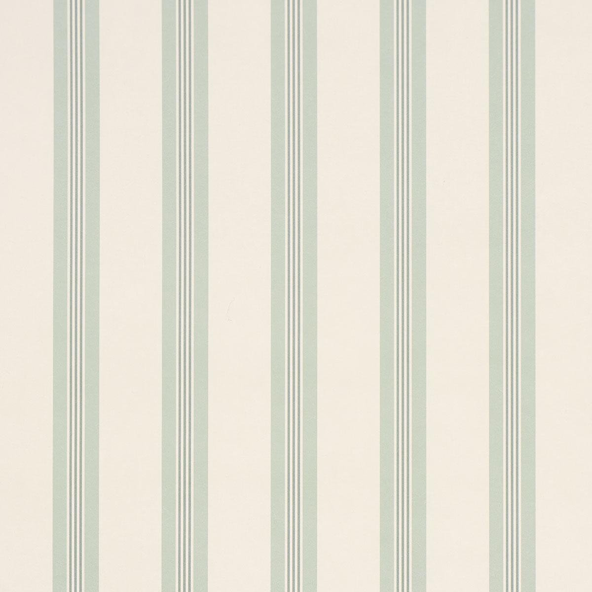 Schumacher Chatham Stripe Celadon Wallpaper