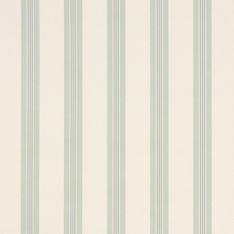 Schumacher Chatham Stripe Celadon Wallpaper