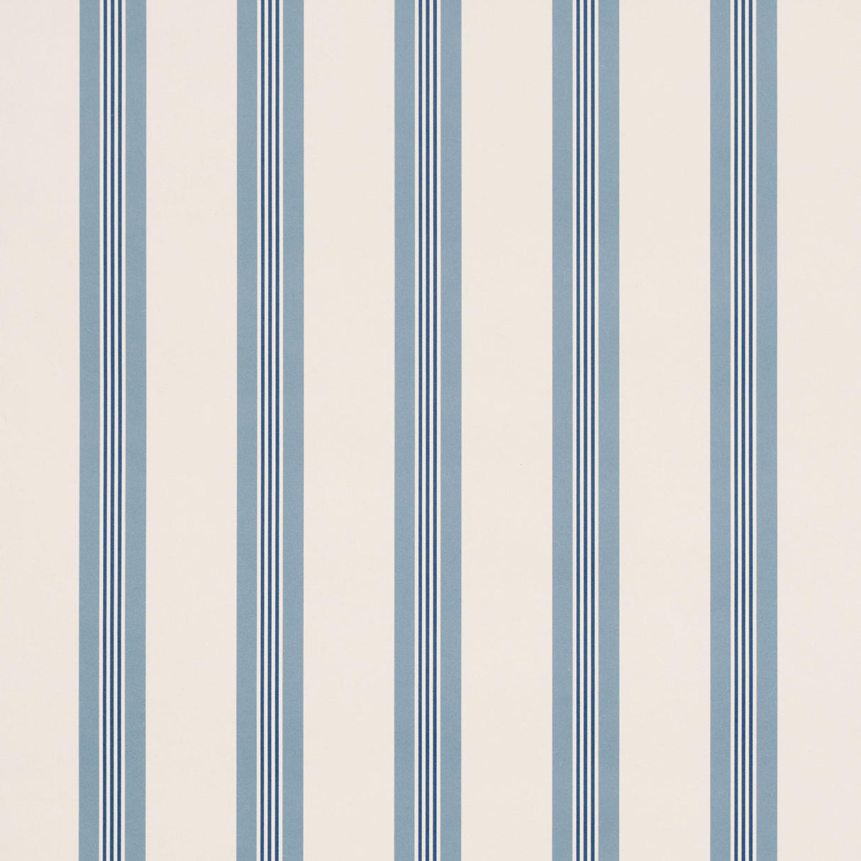 Schumacher Chatham Stripe Delft Wallpaper