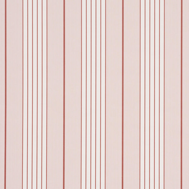 Schumacher Audrey Stripe Pink Wallpaper
