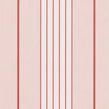 Schumacher Audrey Stripe Pink Wallpaper