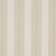 Schumacher Audrey Stripe Sand Wallpaper