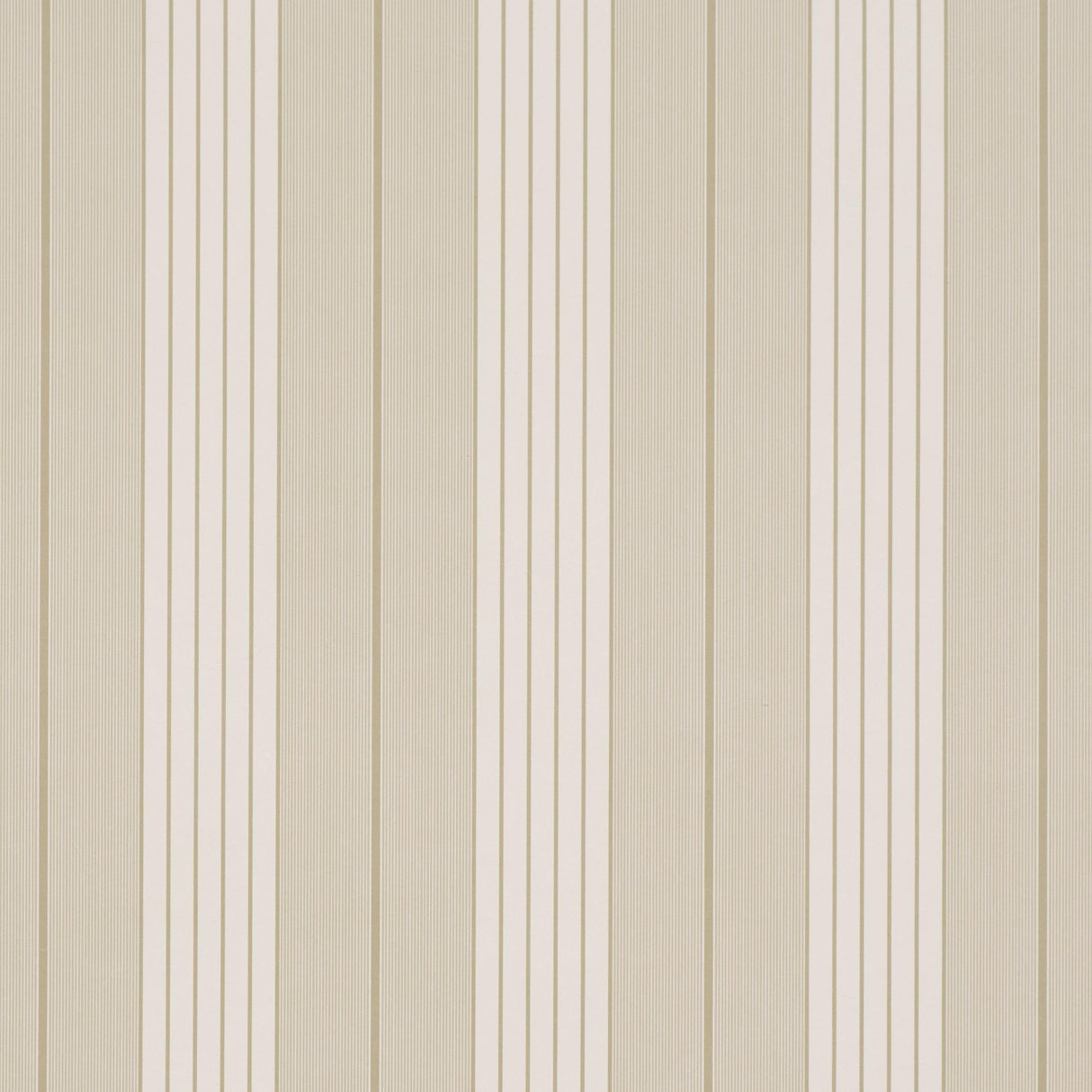 Schumacher Audrey Stripe Sand Wallpaper
