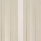 Schumacher Audrey Stripe Sand Wallpaper