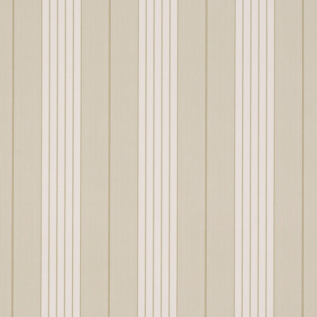 Schumacher Audrey Stripe Sand Wallpaper