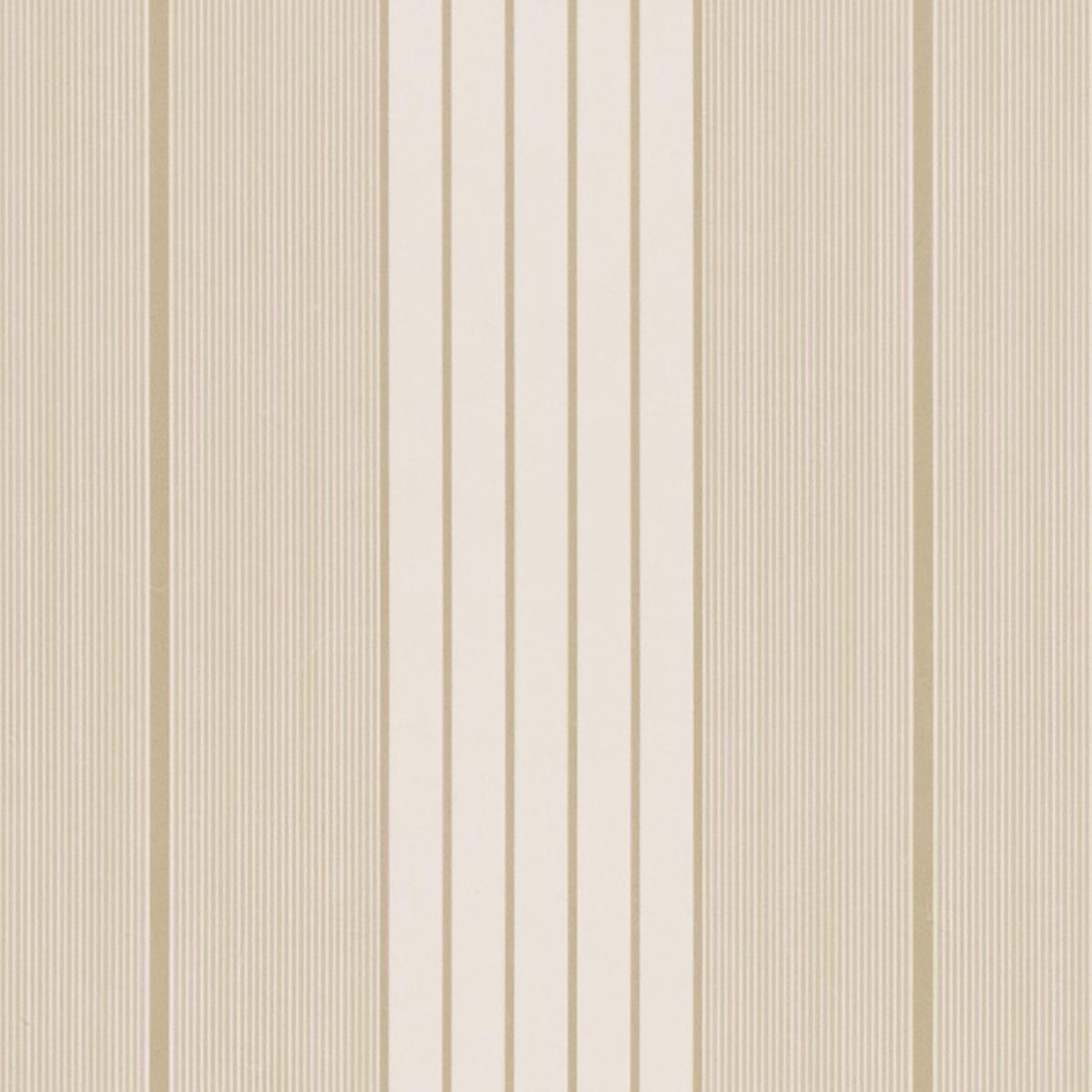 Schumacher Audrey Stripe Sand Wallpaper