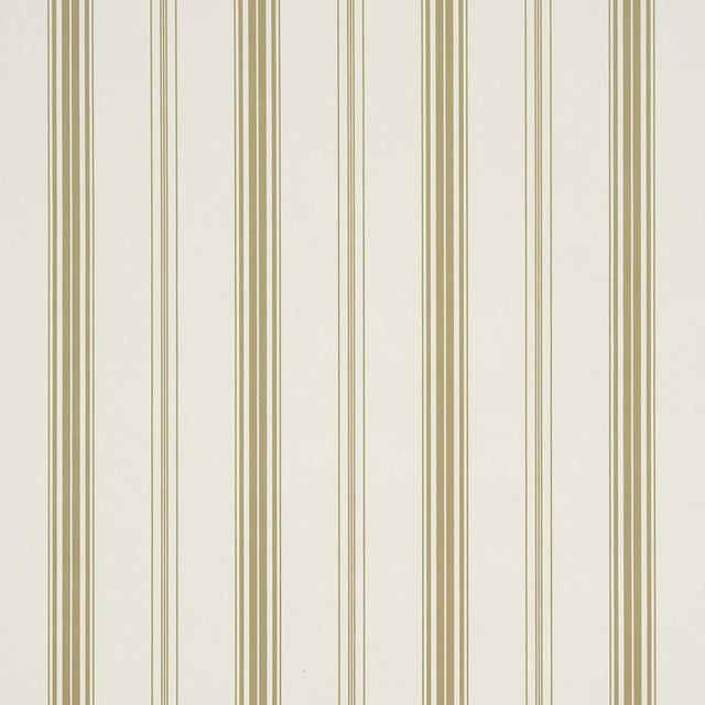 Schumacher Coco Stripe Neutral Wallpaper