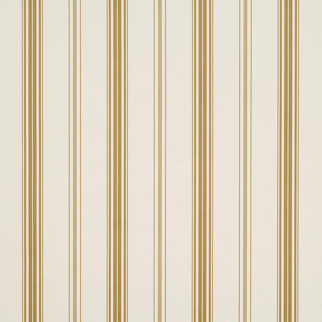 Schumacher Coco Stripe Marigold Wallpaper