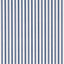 Schumacher Mathis Ticking Stripe Indigo Wallpaper
