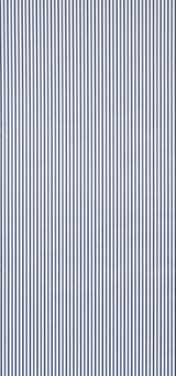 Schumacher Mathis Ticking Stripe Indigo Wallpaper