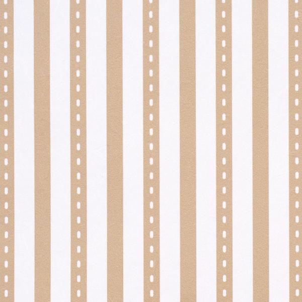 Schumacher Mathis Ticking Stripe Neutral Wallpaper