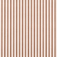 Schumacher Mathis Ticking Stripe Umber Wallpaper