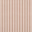 Schumacher Mathis Ticking Stripe Umber Wallpaper