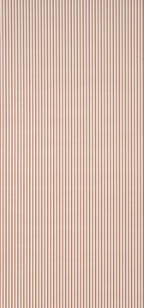 Schumacher Mathis Ticking Stripe Umber Wallpaper