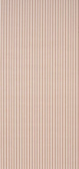 Schumacher Mathis Ticking Stripe Umber Wallpaper