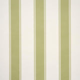Schumacher Rafe Stripe Leaf Wallpaper