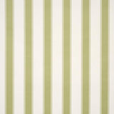 Schumacher Rafe Stripe Leaf Wallpaper