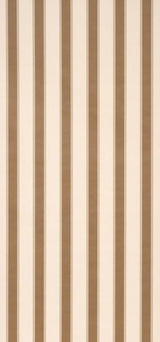 Schumacher Rafe Stripe Chocolate Wallpaper