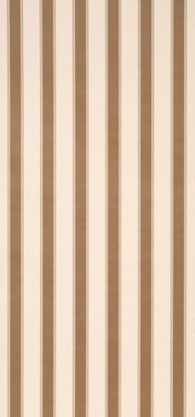 Schumacher Rafe Stripe Chocolate Wallpaper