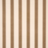 Schumacher Rafe Stripe Chocolate Wallpaper