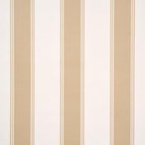 Schumacher Rafe Stripe Neutral Wallpaper