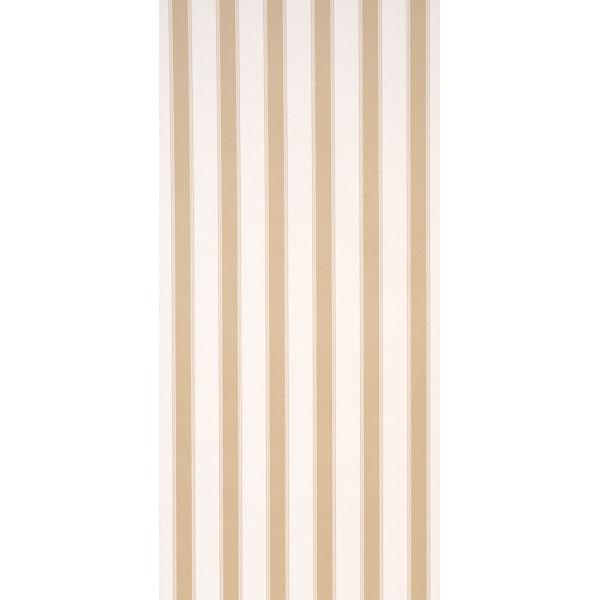 Schumacher Rafe Stripe Neutral Wallpaper